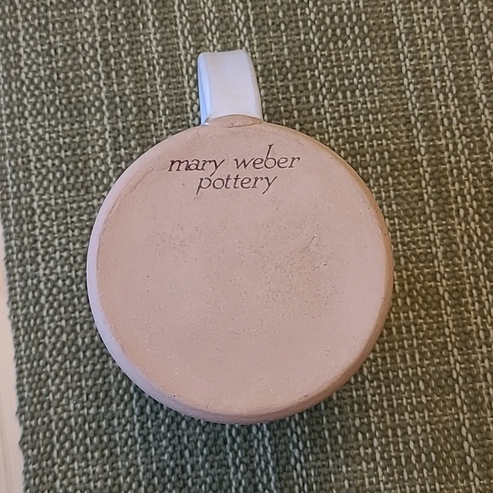 Mary Weber Pottery Handmade Big Cedar Lodge Coffee Mug Cup